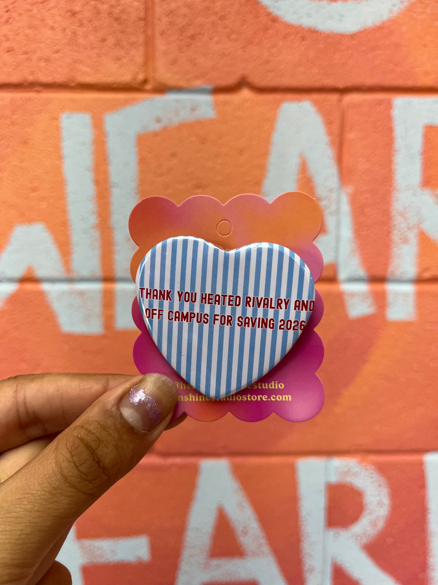 Thank Heated Rivalry and Off Campus Pin