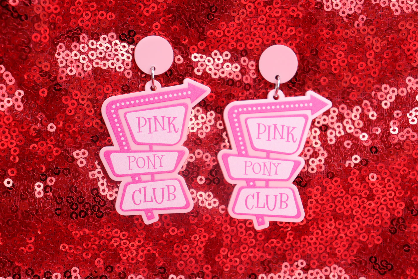 "Pink Pony Club" Chappell Roan Statement Earrings