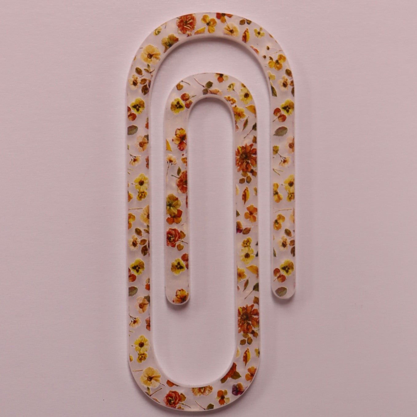 Floral Fall Jumbo Paper Clip