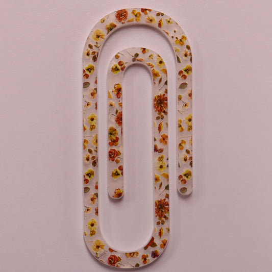 Floral Fall Jumbo Paper Clip