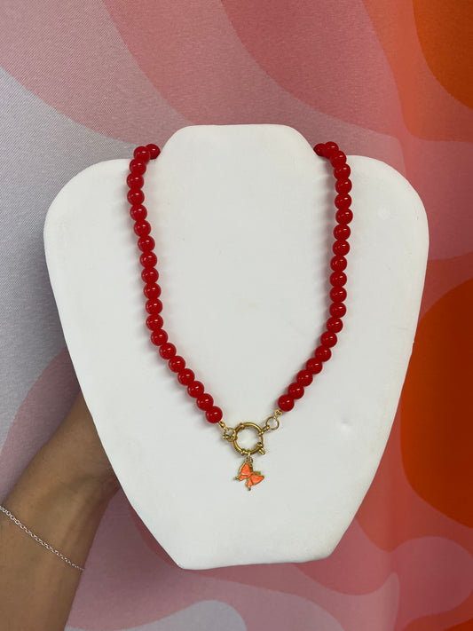 Solana Titanium Beaded Necklace