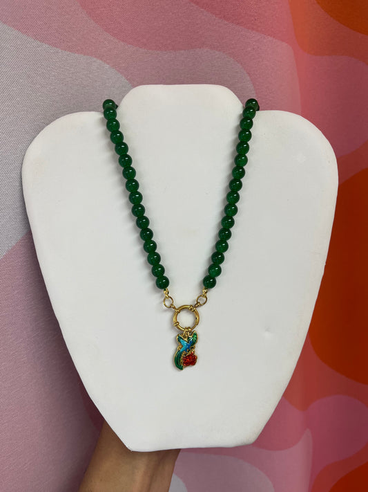 Beyonce Titanium Beaded Necklace