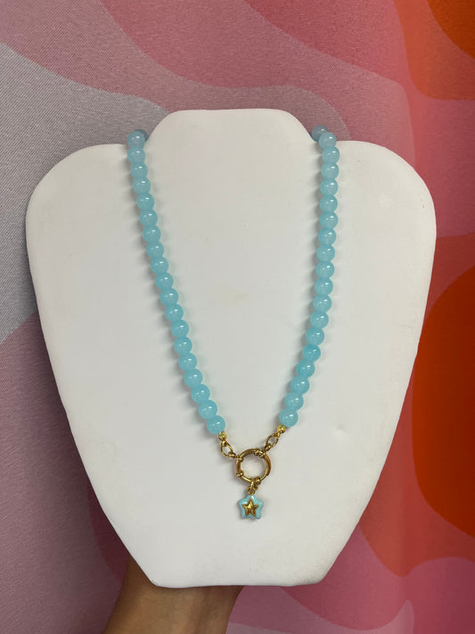 Adela Titanium Beaded Necklace
