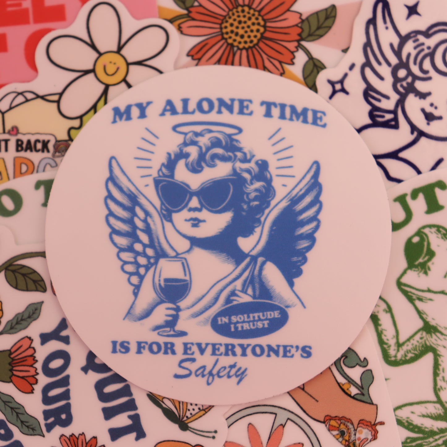 "My Alone Time is for Everyone's Safety" Sticker