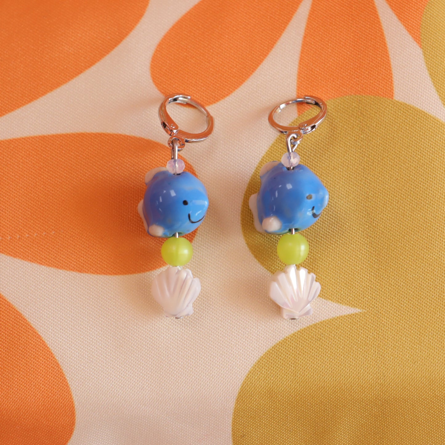 Ceramic Fish Earrings