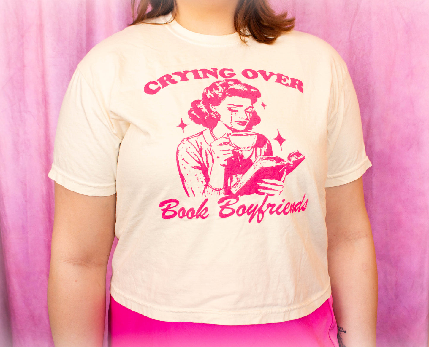 Crying Over Book Boyfriends T-Shirt