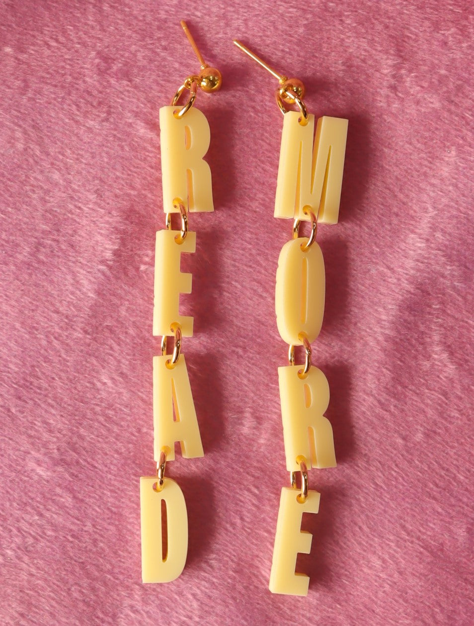 "READ MORE" Dangle Earrings