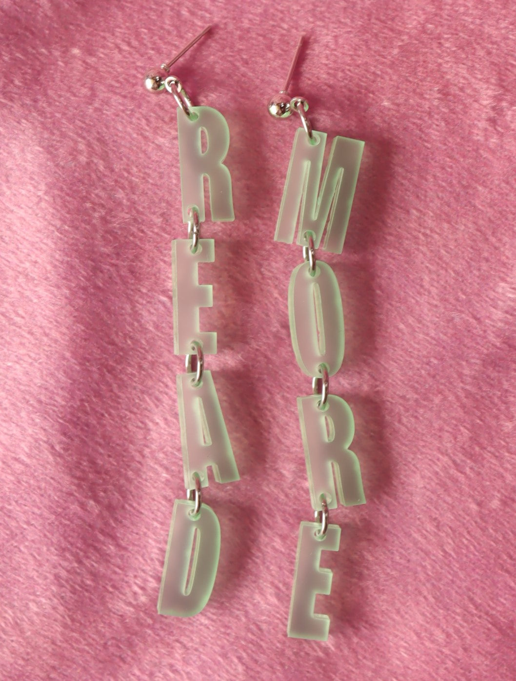 "READ MORE" Dangle Earrings