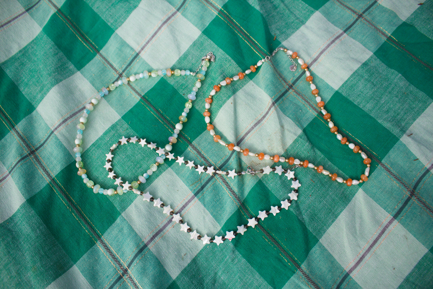 Shimmering Mermaid Beaded Necklace