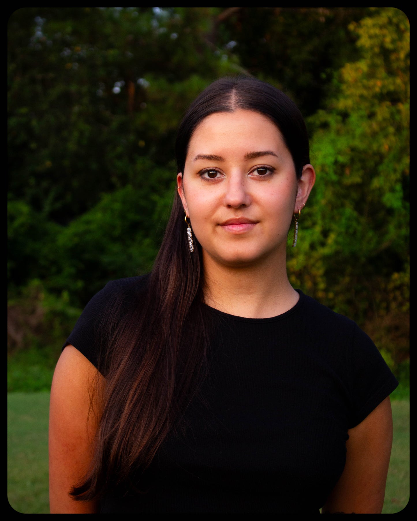 Titanium Eternity Strand Hoop Earrings