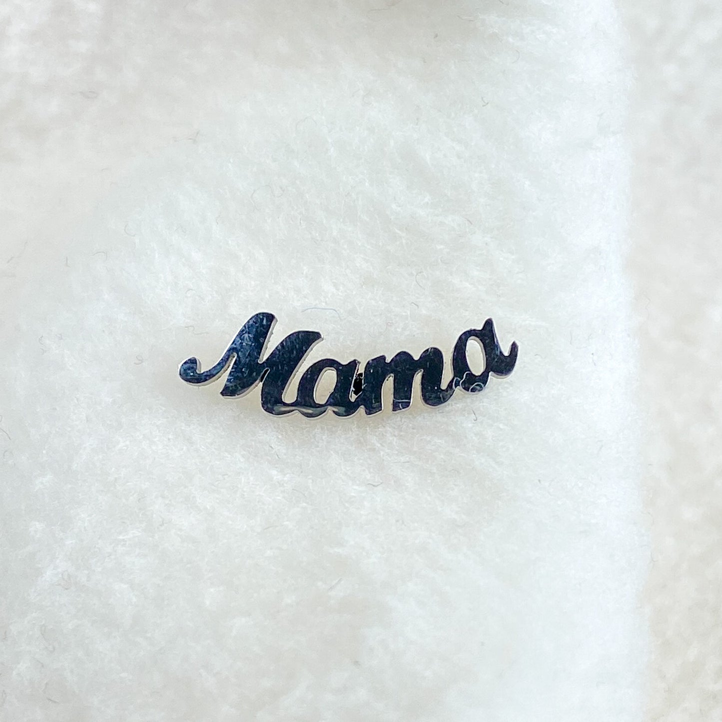 Mama Titanium Stud Earrings