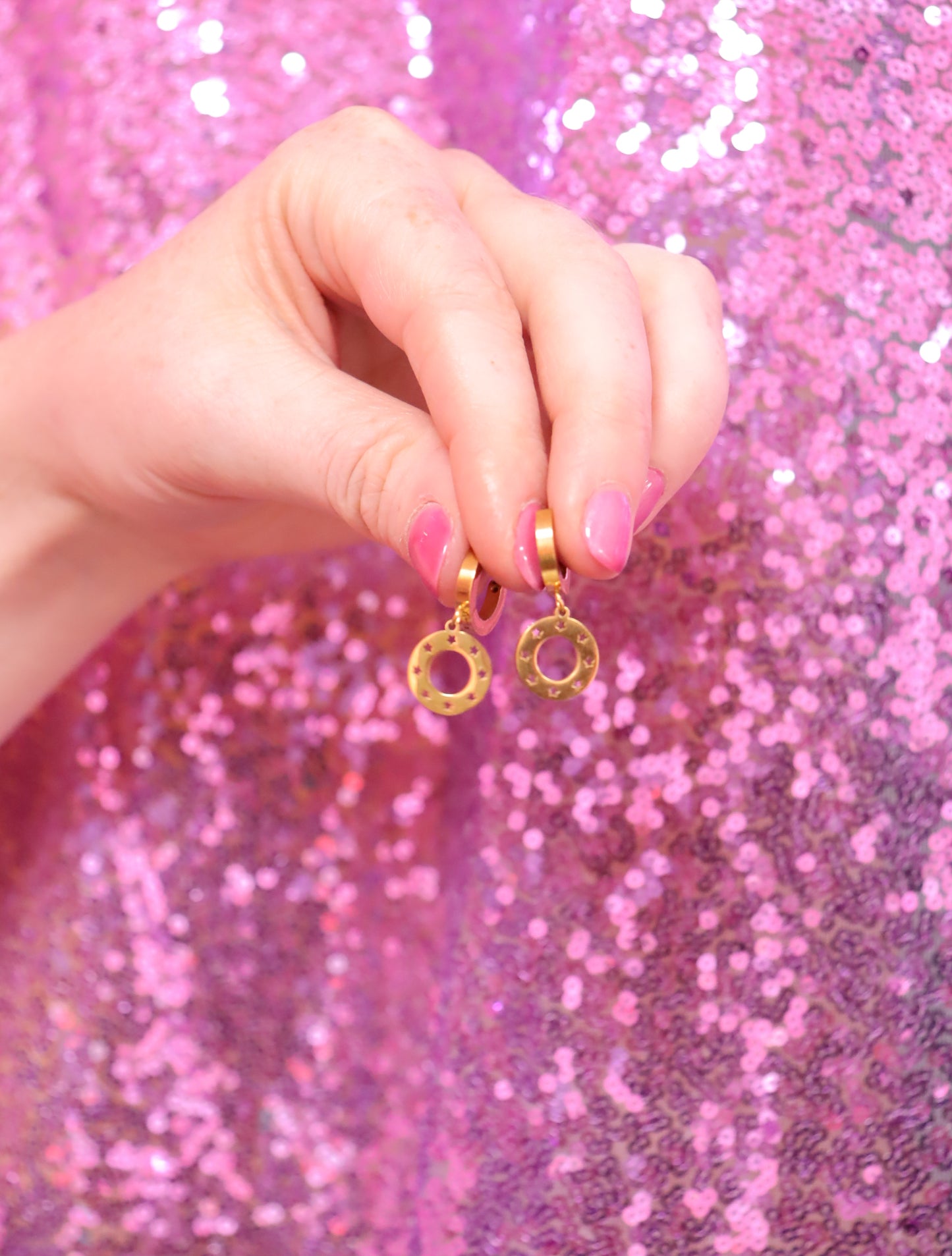 hall-O-ween Charm Hoop Earrings