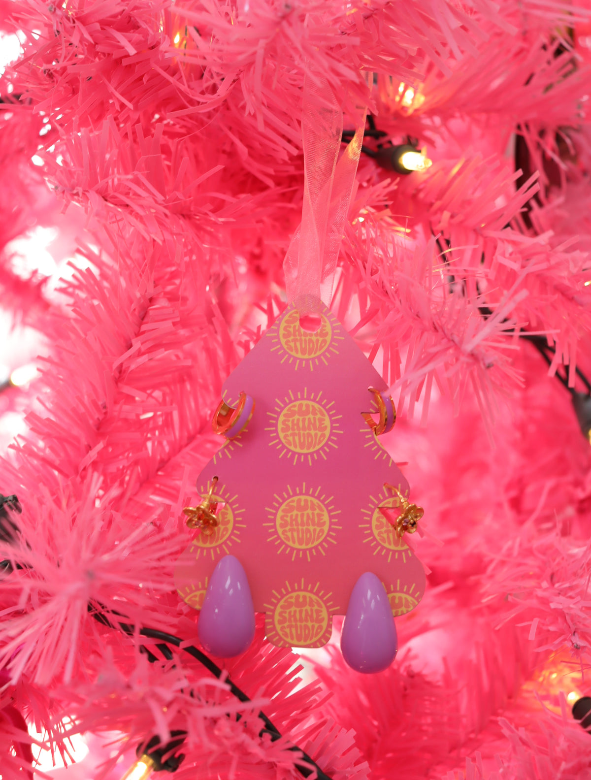 Merry Lavender Christmas Earring Bundle