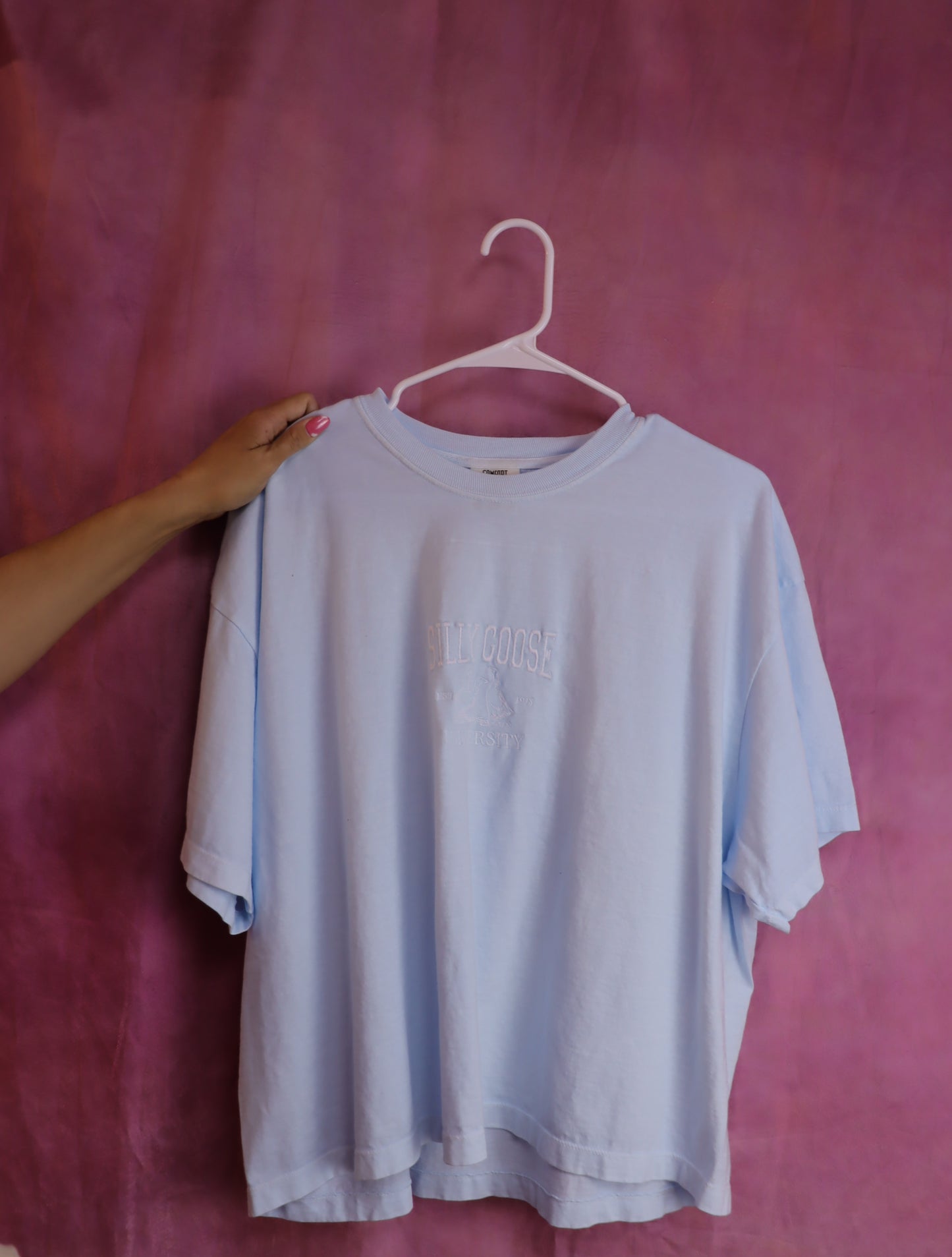 “Silly Goose University” Embroidered Shirt