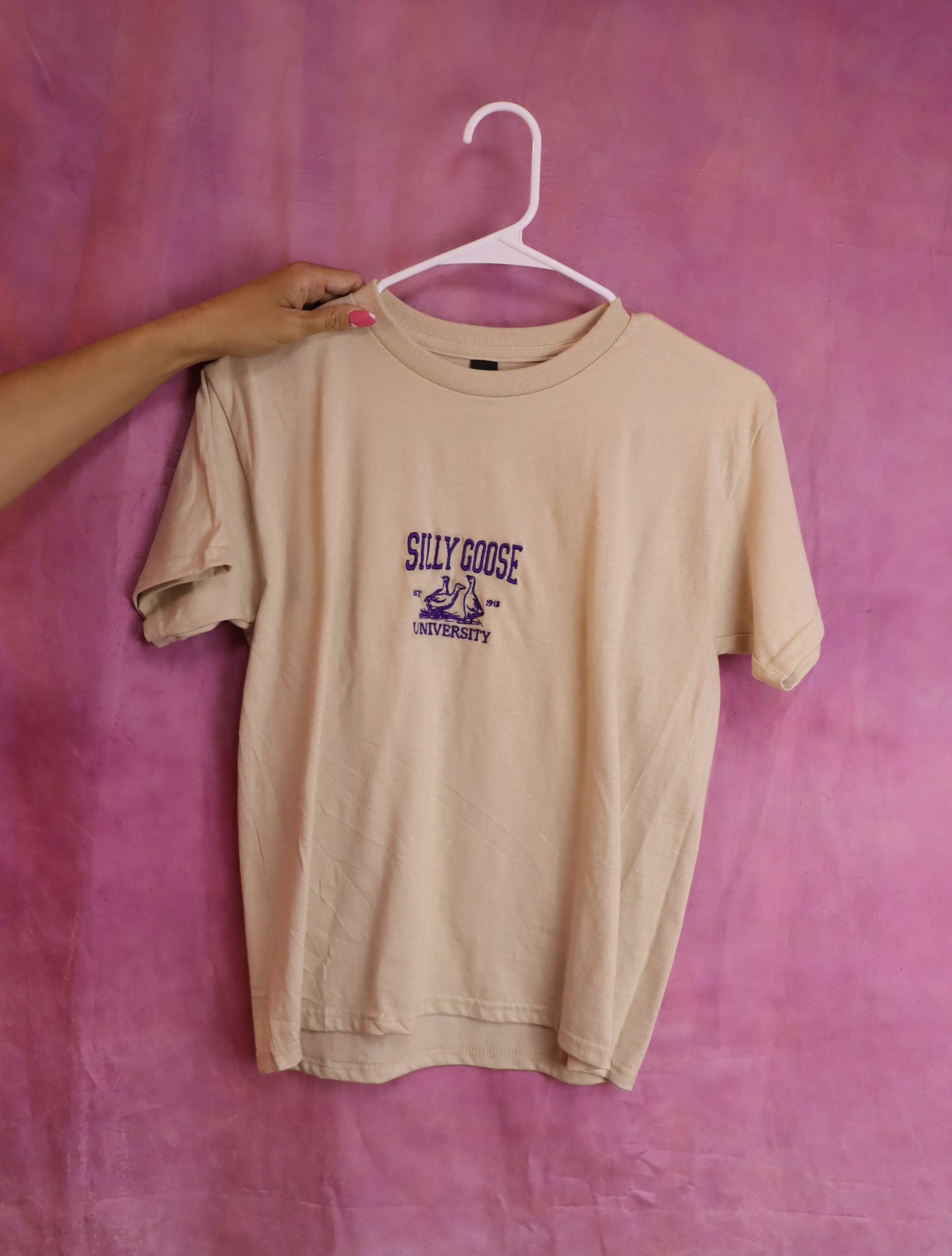 “Silly Goose University” Embroidered Shirt