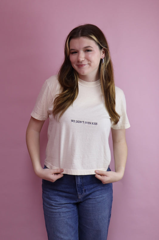 "We didn't even kiss" Heated Rivalry Embroidered Top