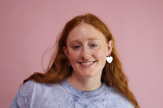 Engraved Hockey Stick Earrings