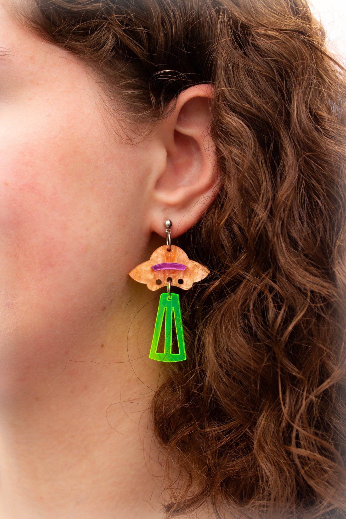 Come Back and Pick Me Up UFO Earrings