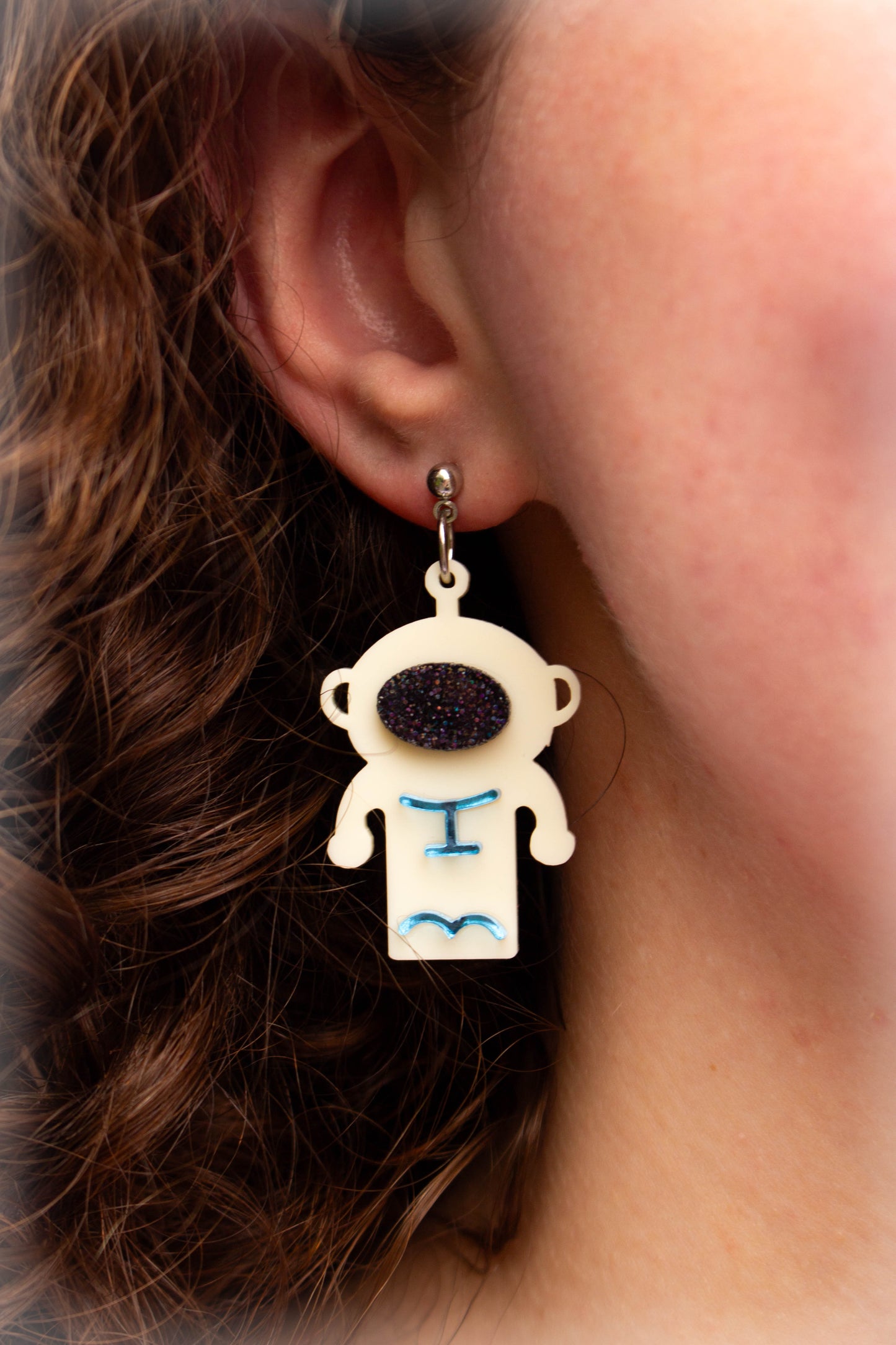 Dear Moon Astronaut Earrings