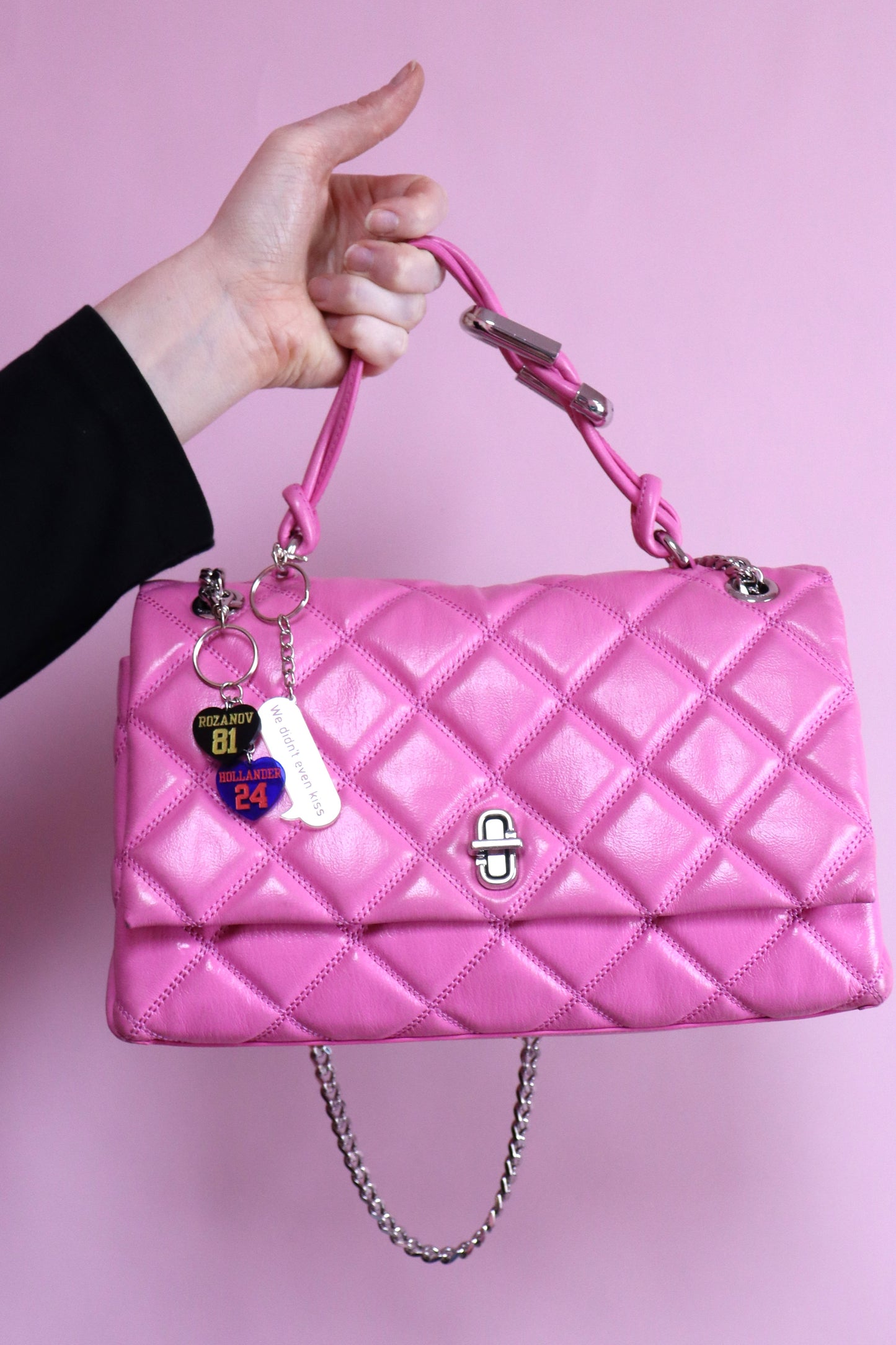 Heated Rivalry Heart Bag Charm