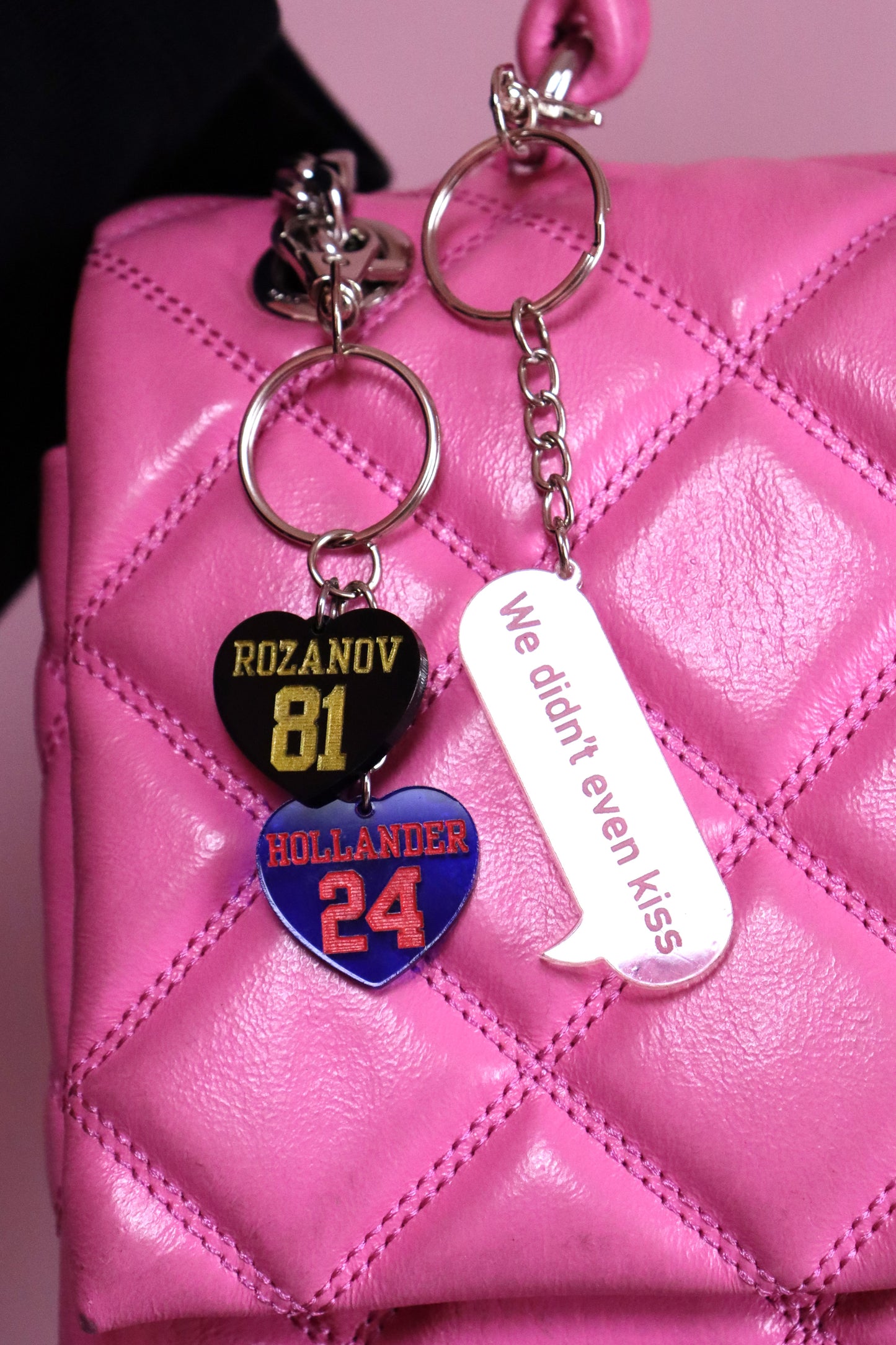 We Didn't Even Kiss Heated Rivalry Keychain