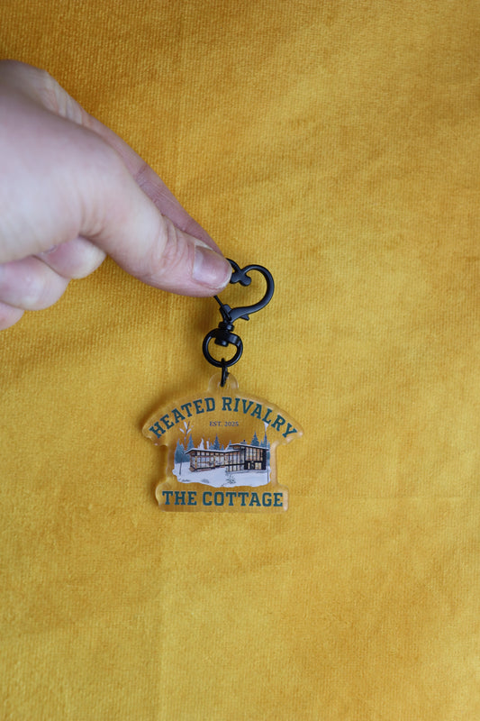 Heated Rivalry The Cottage Keychain Bag Charm