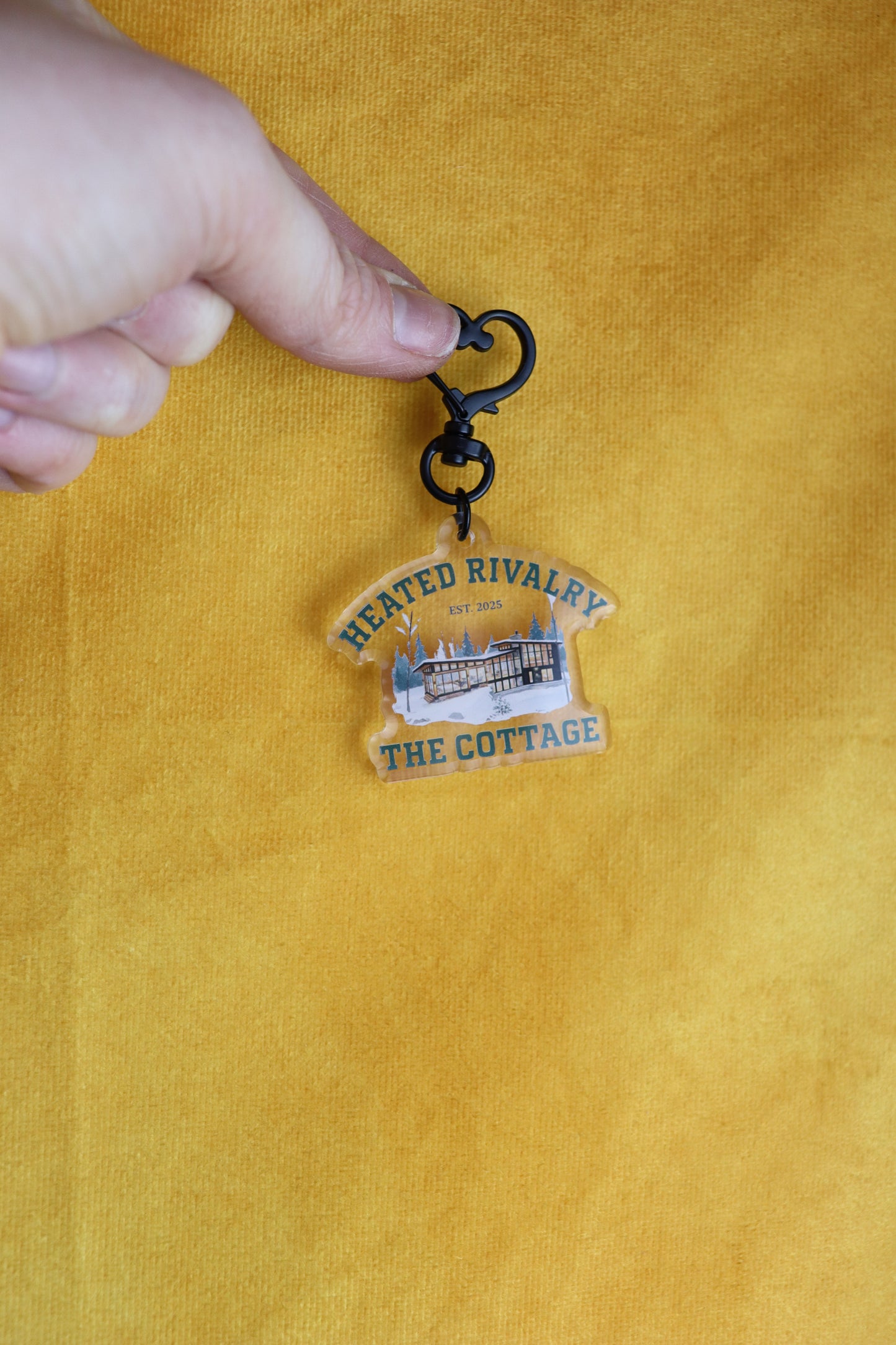 Heated Rivalry The Cottage Keychain Bag Charm