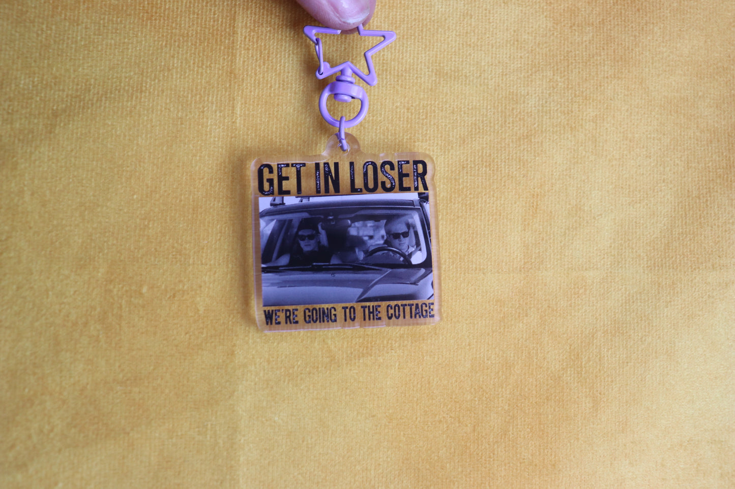 "Get in Loser We're Going to the Cottage" Heated Rivalry Keychain
