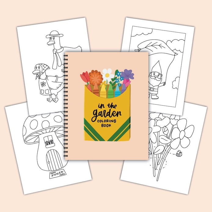 In the Garden - Coloring Book