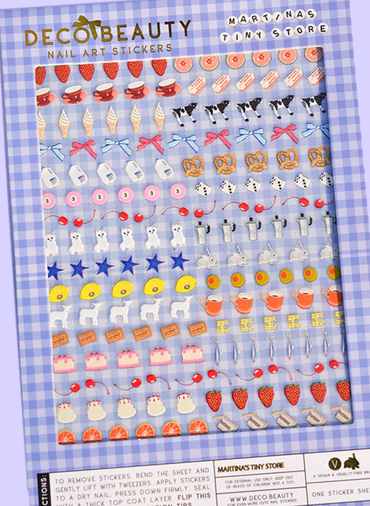 "Martina's Tiny Store" Deco Beauty Nail Art Stickers