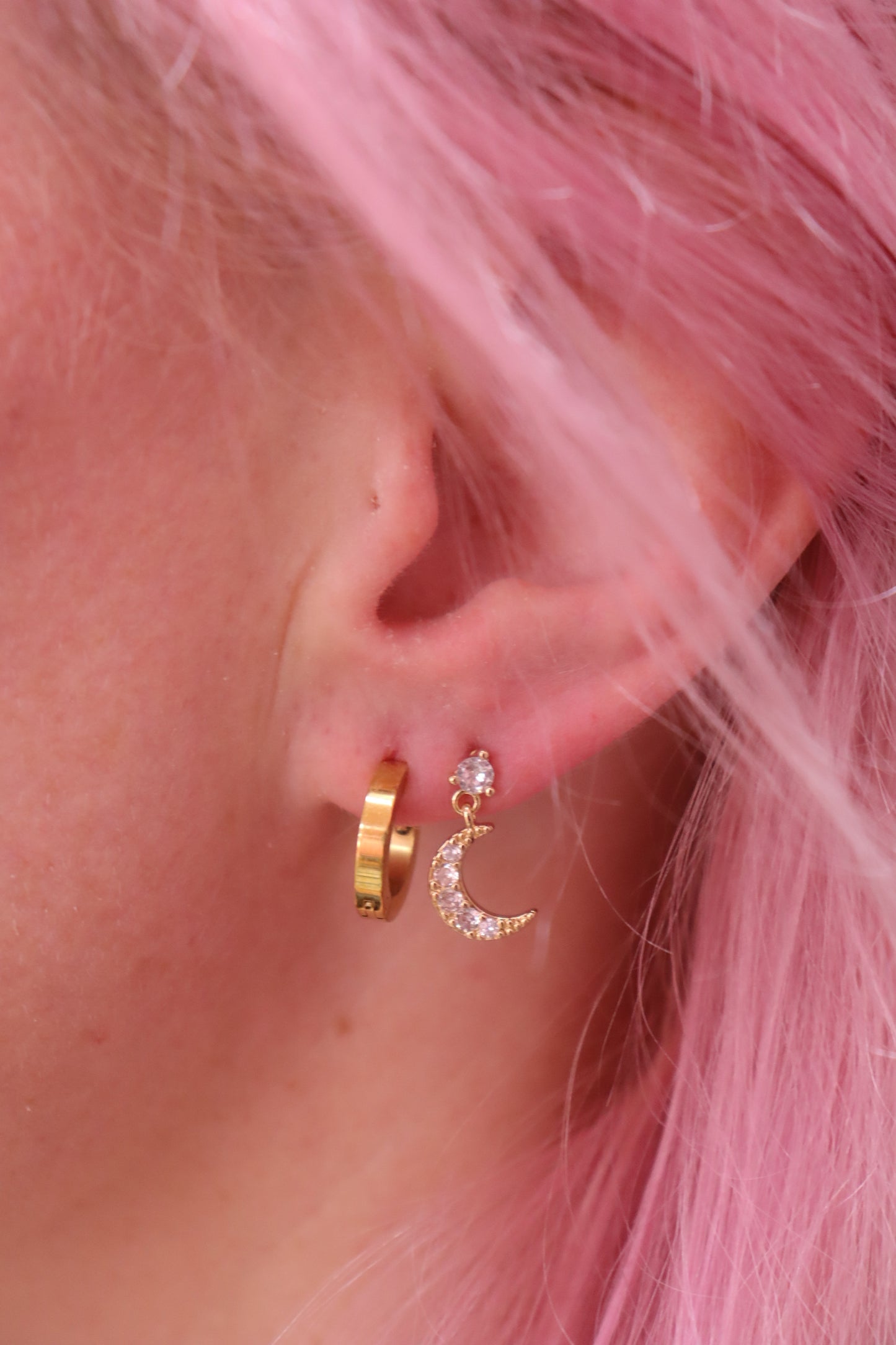 Thick Huggie Hoop - Mix and Match Earring