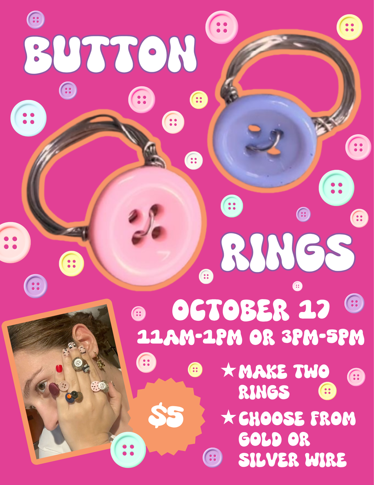 10/17/26 Button Rings
