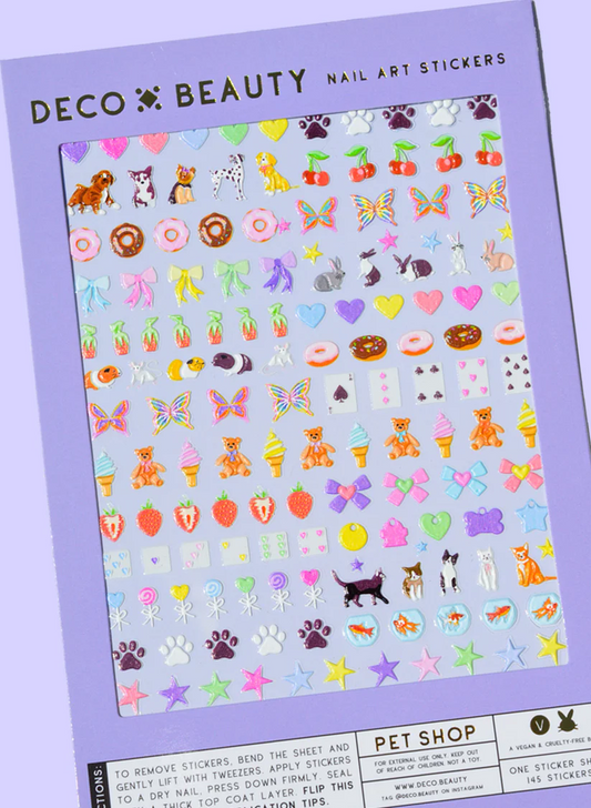 "Pet Shop" Deco Beauty Nail Art Stickers