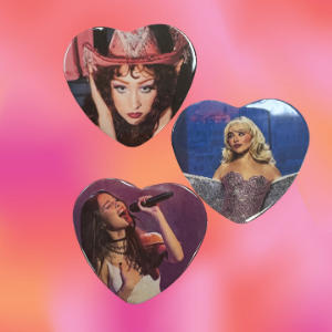 Chappell, Olivia & Sabrina Heart Magnet Set