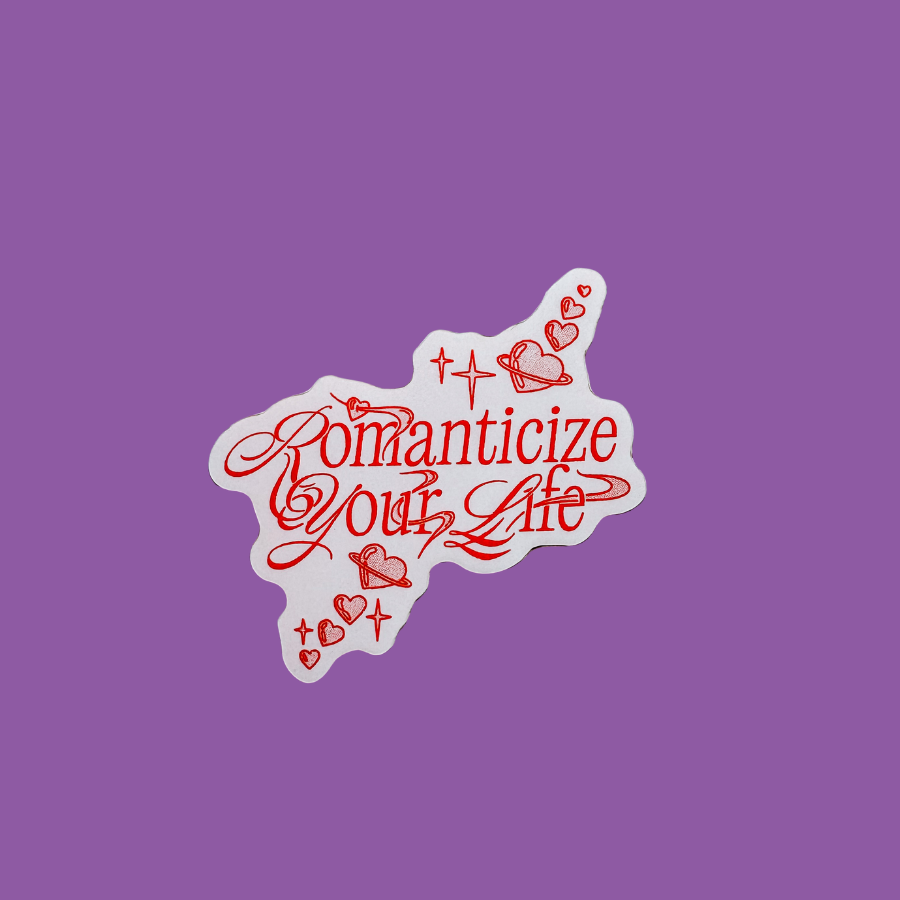 "Romanticize Your Life" Self-Love Vinyl Sticker