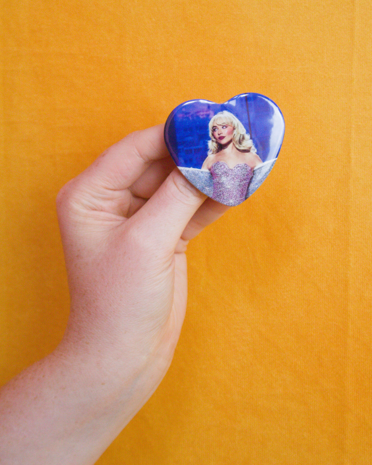 Sparkly Sabrina Carpenter Pin