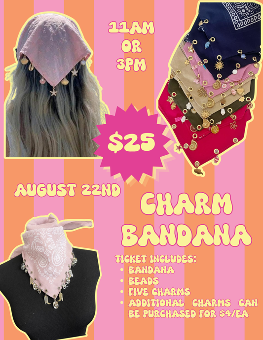 8/22/26 Charm Bandana