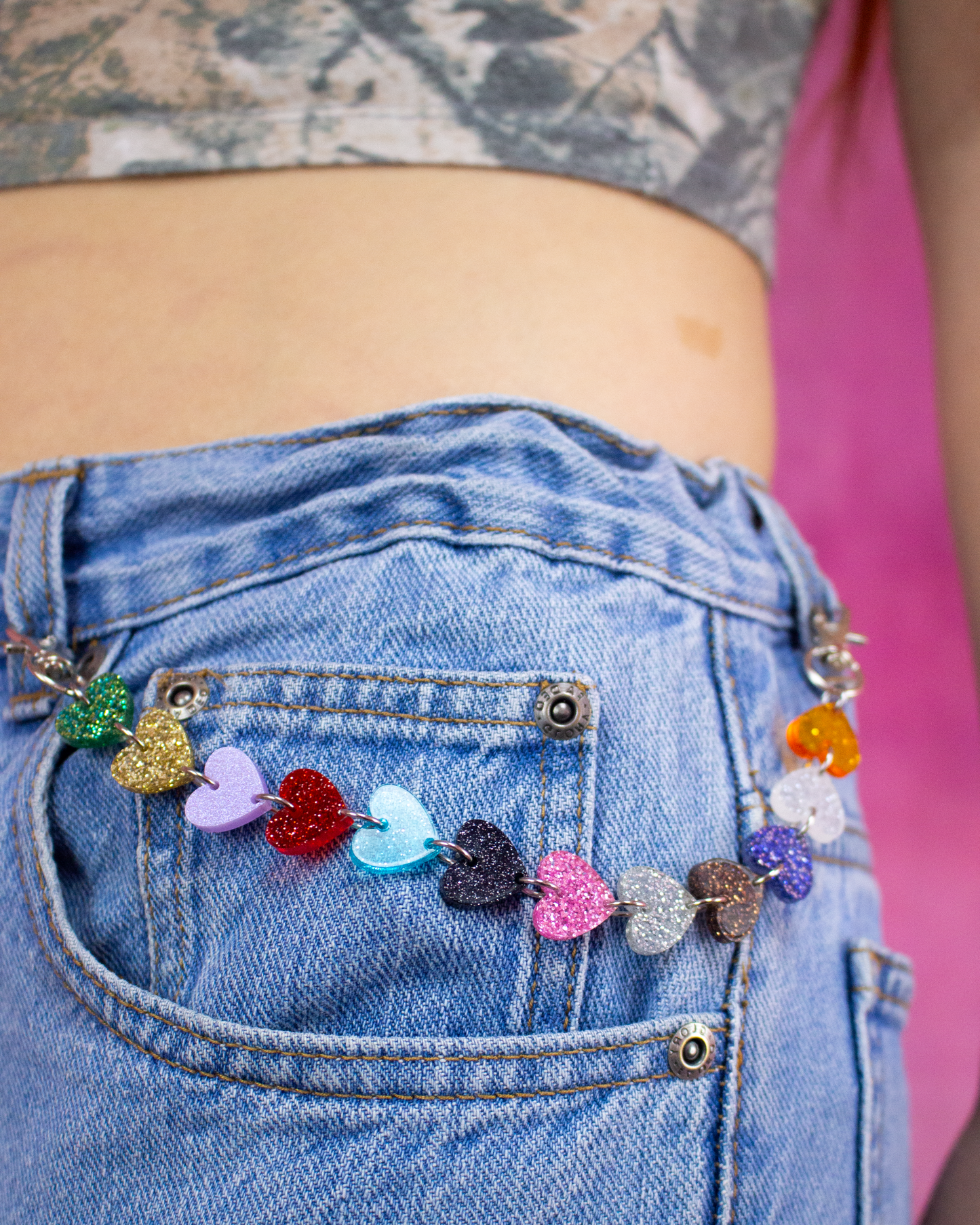 12 Eras Heart Bag or Pants Charm