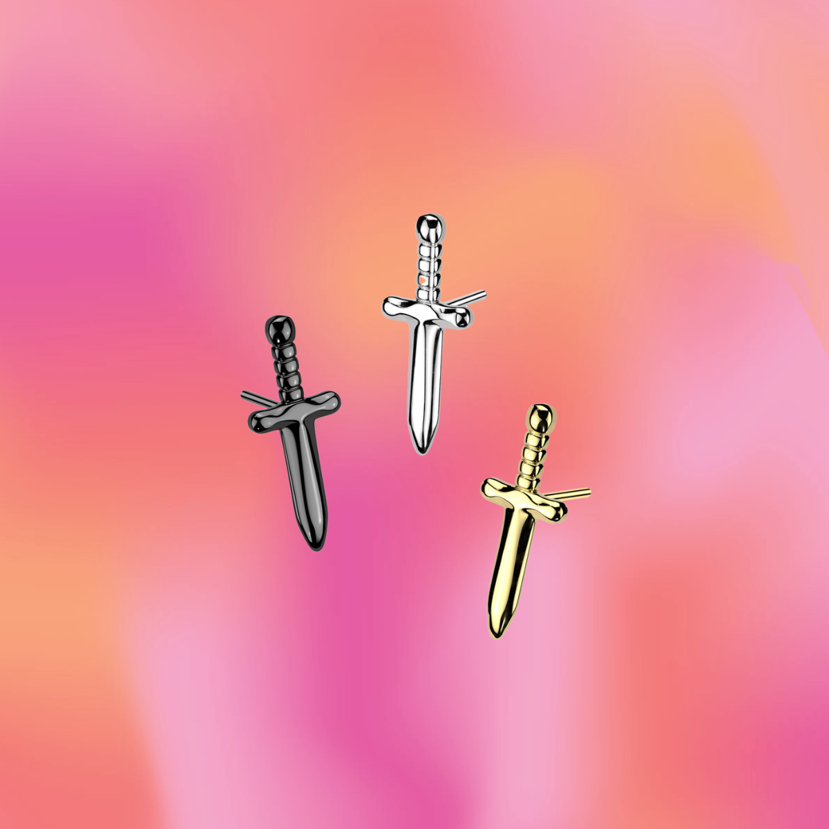 Dagger Flat Back Stud