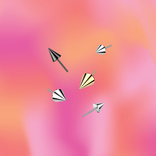 Spike Titanium Flat Back