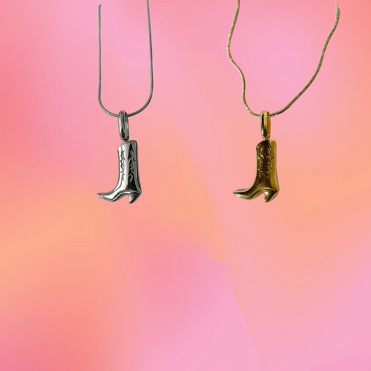 Boot Charm Necklace