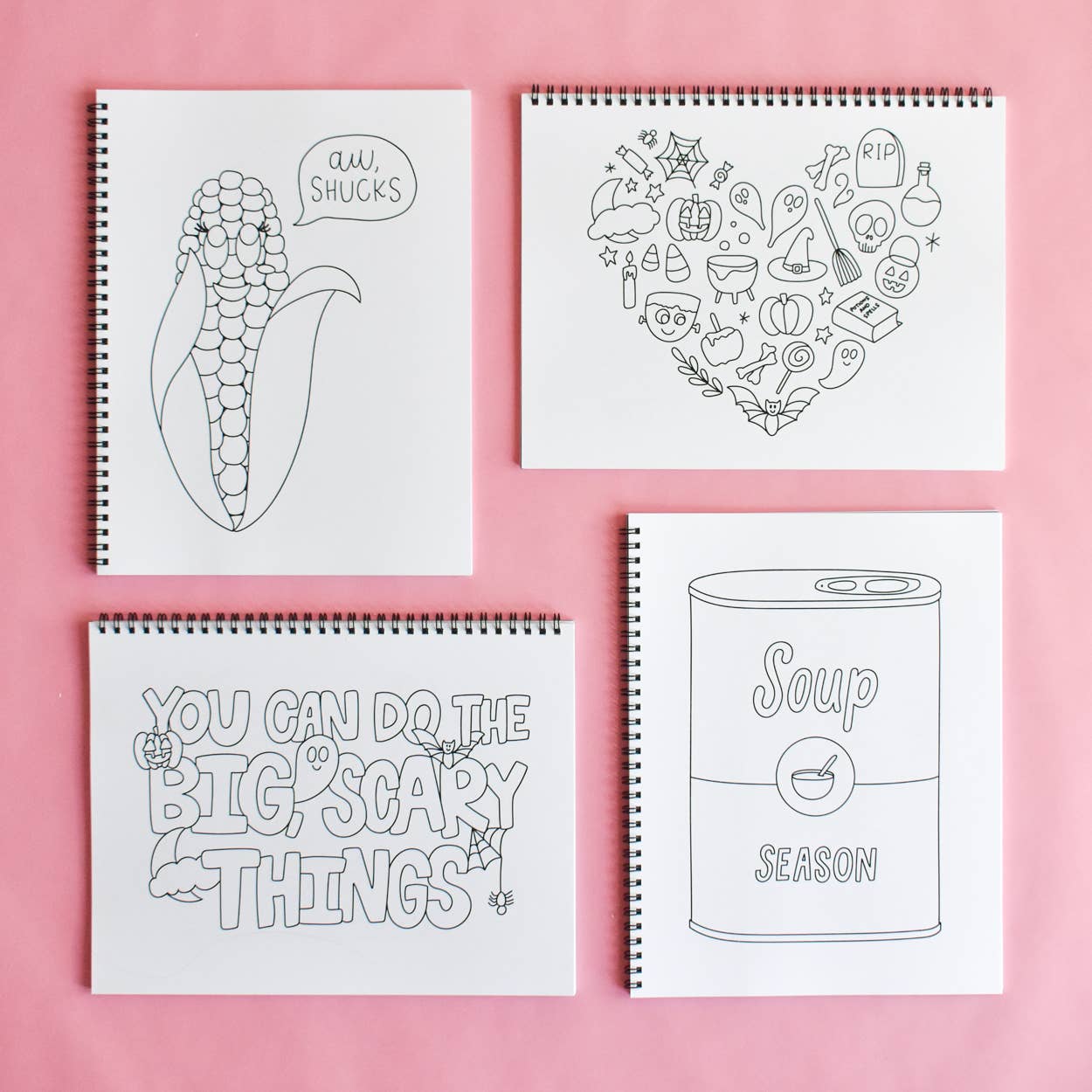 Fall Coloring Book | Simple Adult Coloring Book