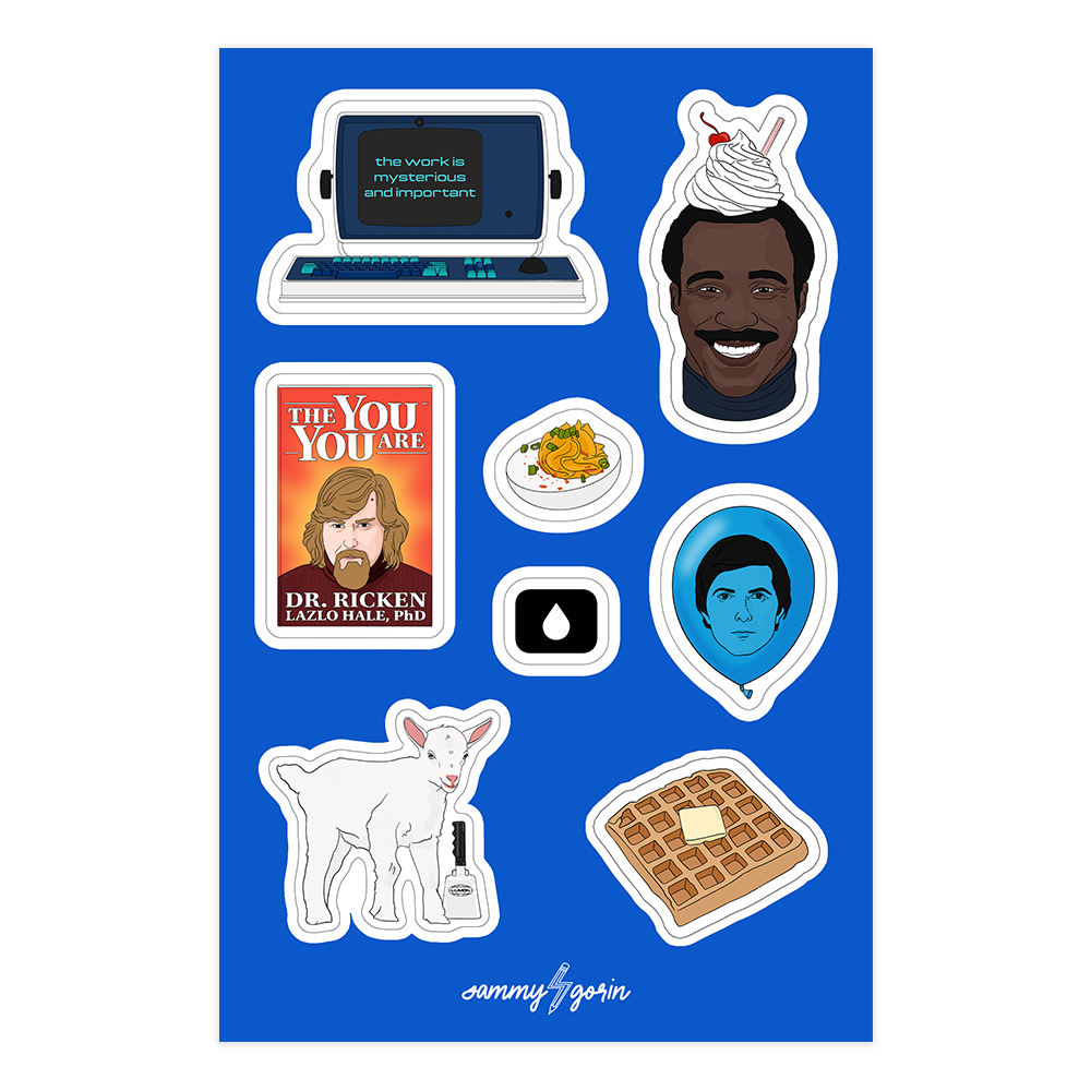 SVR'D Sticker Sheet