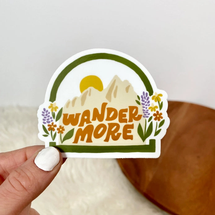 "Wander More" Sticker