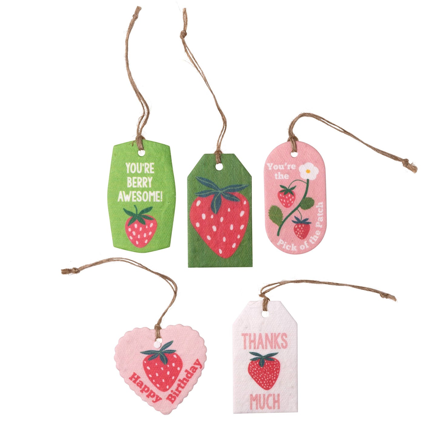 Plantable Seed Gift Tags - Vintage Seed Design, 5 Gift Tags: Lavender