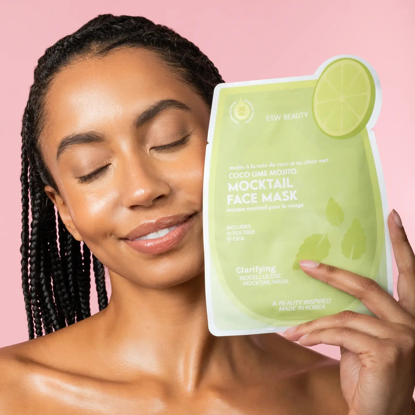 Coco Lime Mojito Clarifying Biocellulose Mocktail Mask