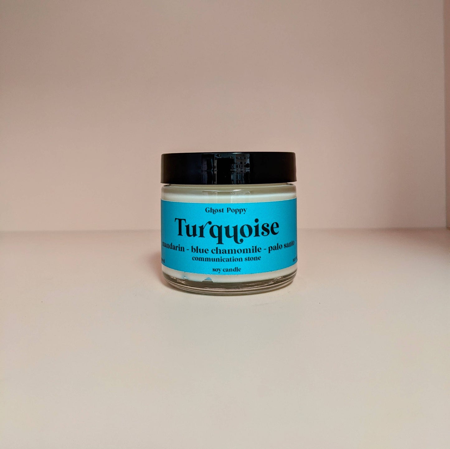 Turquoise Mini Candle