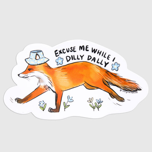 Dilly Dally Vinyl Sticker