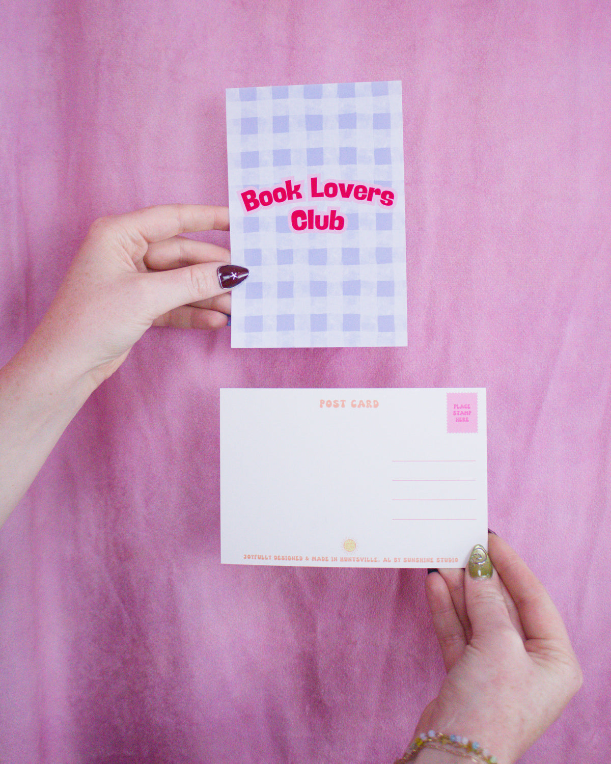 Book Lovers Club Post Card