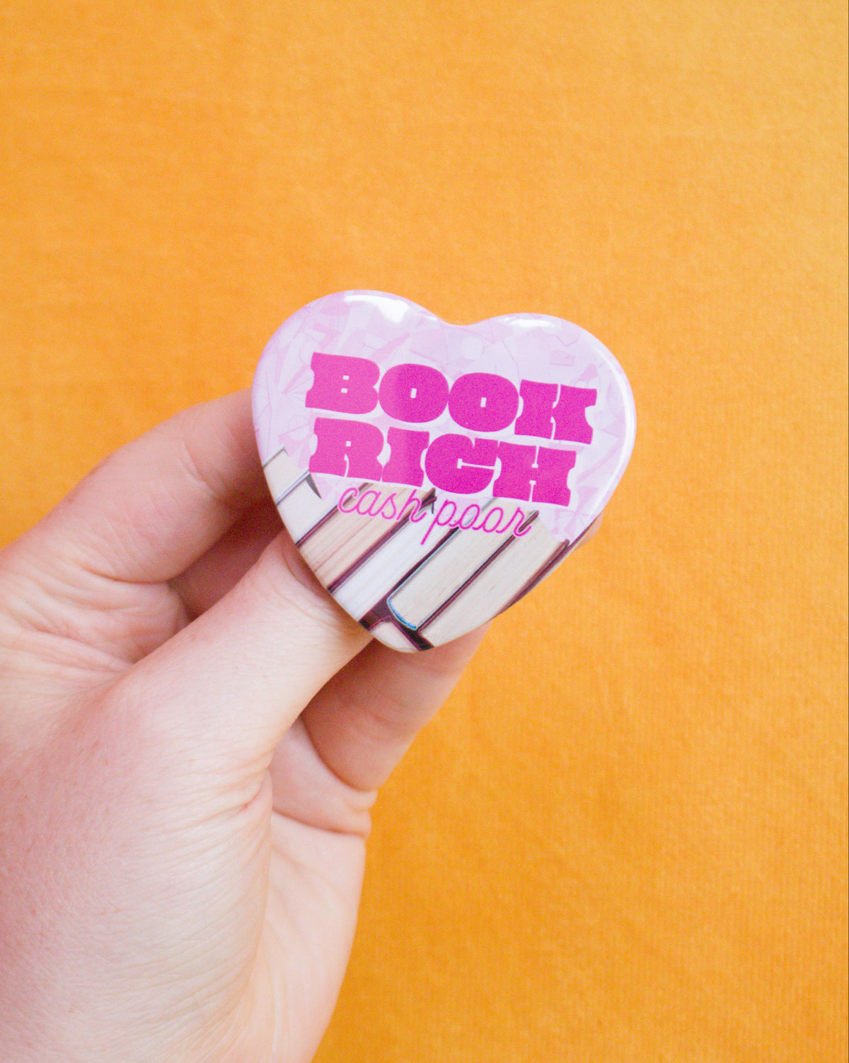 Book Rich Cash Poor Button